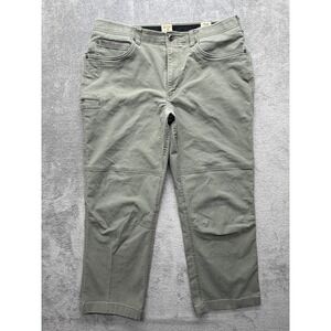 RedHead Carpenter‎ Pants Mens Measured 38x25 Green Stretch Workwear Utility